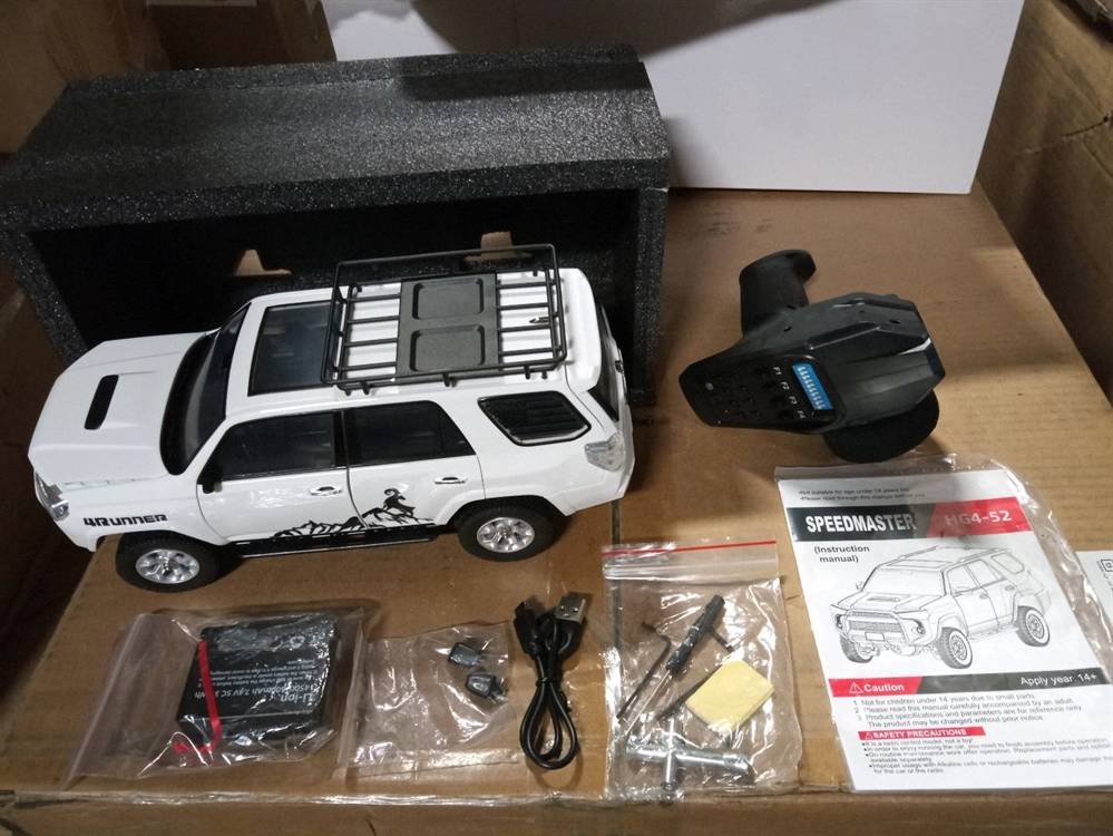 US Stock 1/18 HG 4x4 RC Off-road Vehicles 4Runner Remote Controlled Cr ...