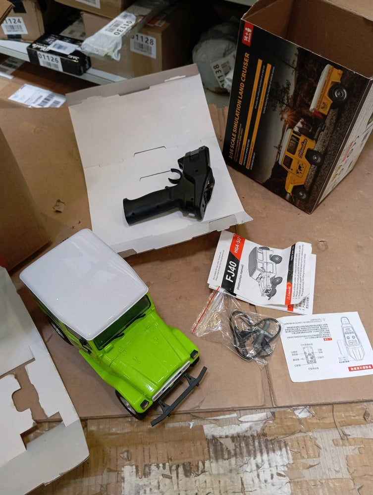 US Stock 1/16 HG 4x4 RC Off-road Vehicles Land Cruiser FJ40 Electric Remote Controlled Crawler Car DIY Hobby Model