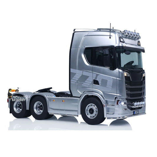 USED 1/14 KABOLITE RC Tractor Car 770S 100 6x6 Romote Control Truck 2Speed Gearbox Differential Lock Vehicle 6WD Sound Light Model